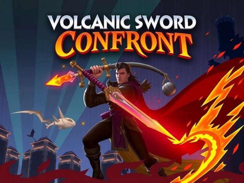 Volcanic Sword Confront Official Artwork Volcanic Sword Confront Game Banner